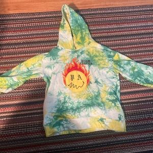 Palm angles burning head hoodie